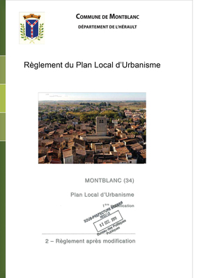 règlement Plan Urbanisme